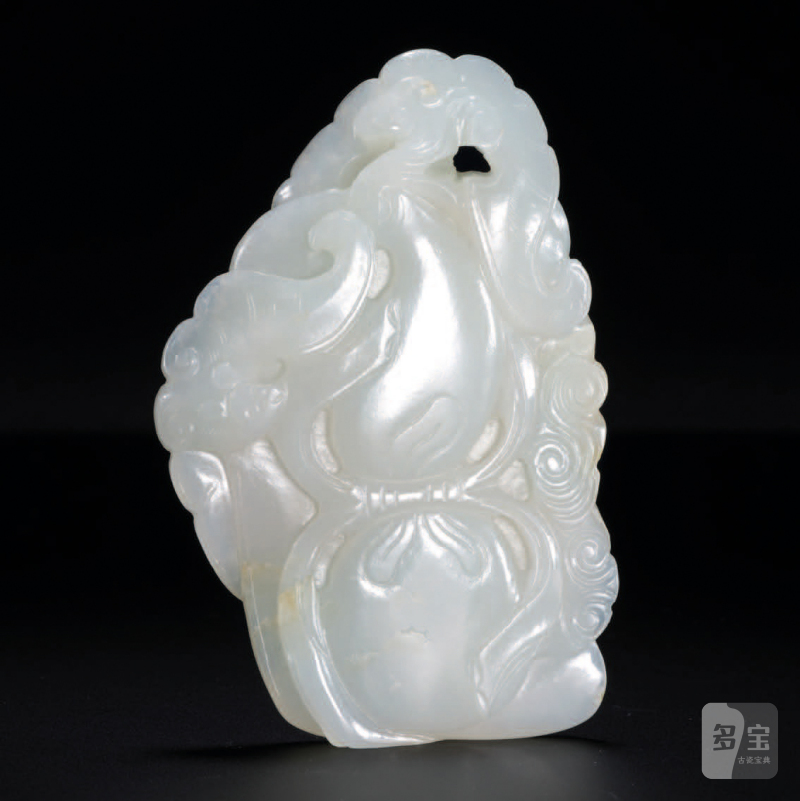 清 白玉福禄寿喜佩